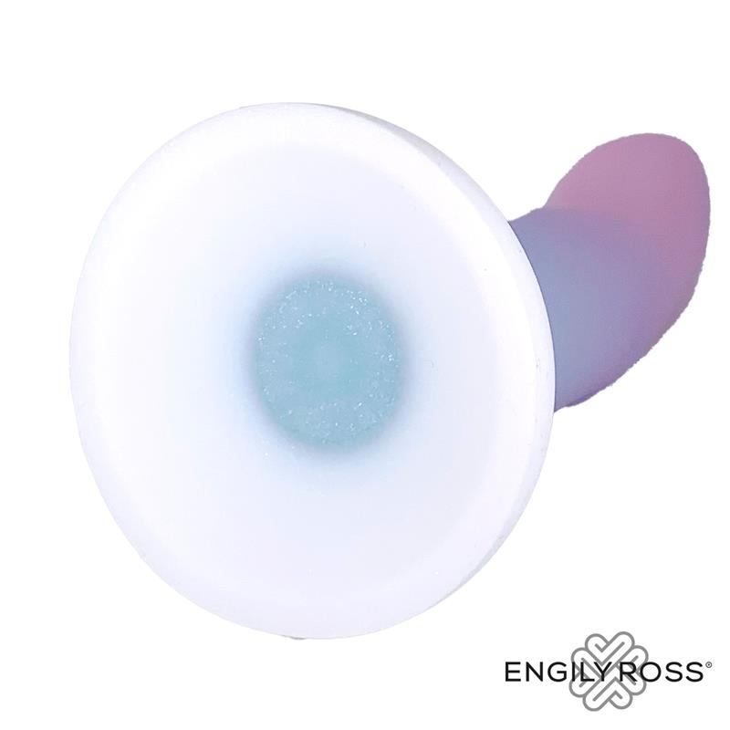 Dildo Silicona Liquida Color Degrado con Ventosa 136 cm