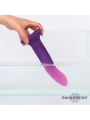 Dildo que Cambia de Color Azul a Rosa Talla M Silicona Liquida 17 cm