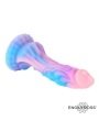 Dildo Dragon Brilla en la Oscuridad Silicona Liquida 18 cm