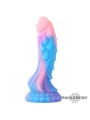 Dildo Dragon Brilla en la Oscuridad Silicona Liquida 18 cm