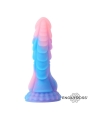 Dildo Dragon Brilla en la Oscuridad Silicona Liquida 18 cm