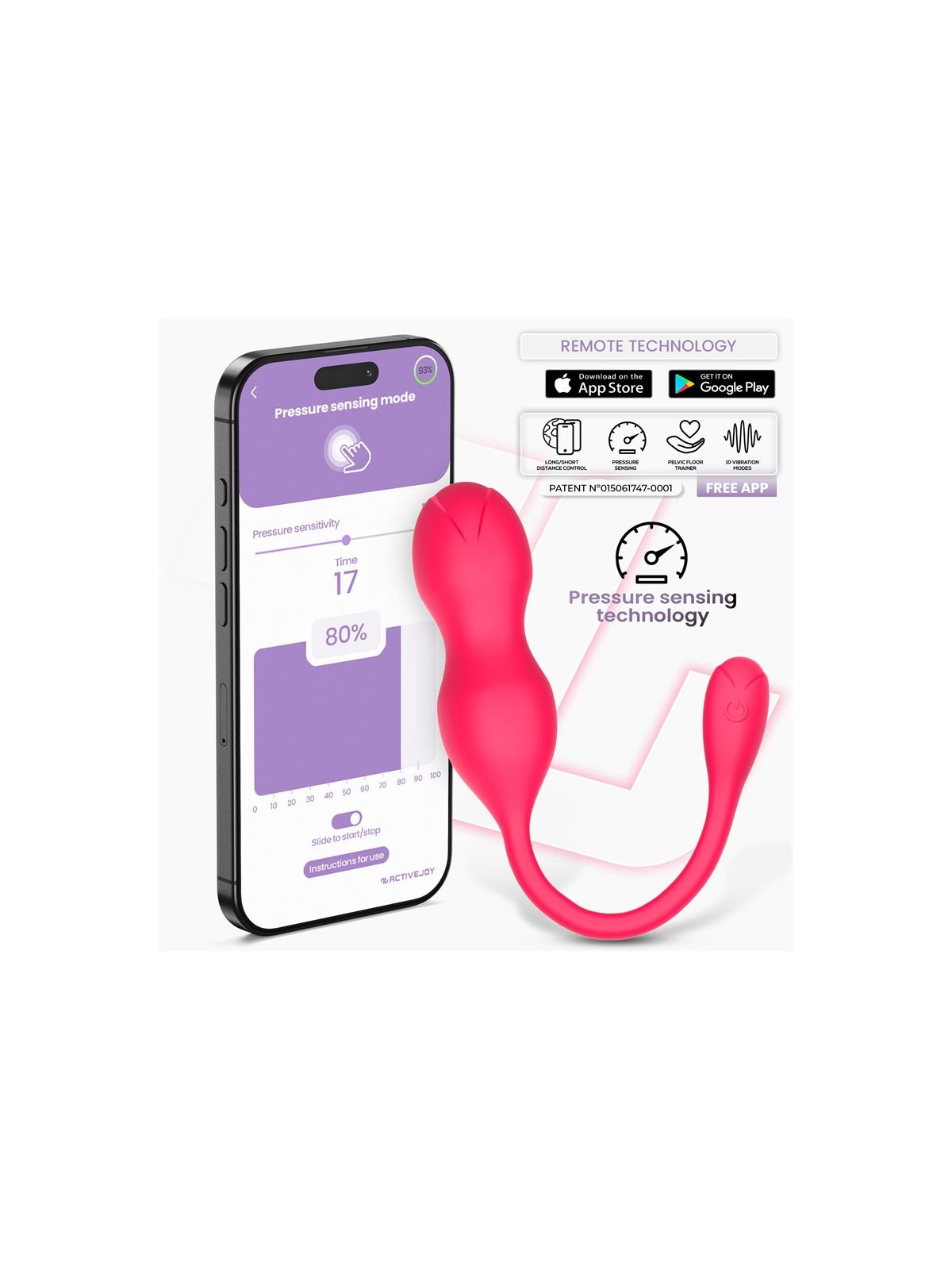 Kyra Entrenador de Suelo Pelvico con Sensor de Presion y App