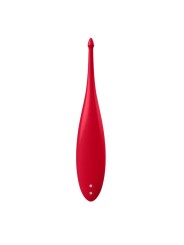 Twirling Fun Varita Vibradora Silicona USB Rojo