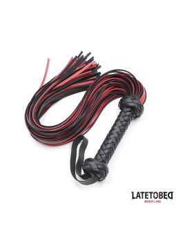 Flogger 65cm Negro y Rojo