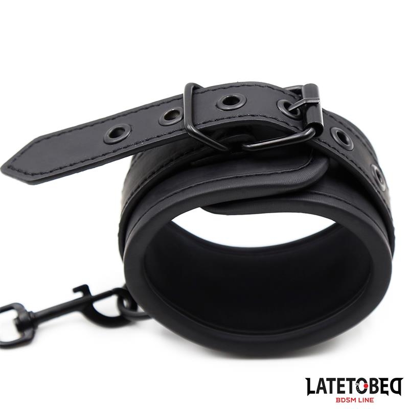 Esposas Neopreno Ajustables Negro