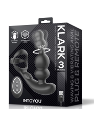 Klark Plug Anal Oscilante con Vibracion y Mando a Distancia