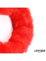 Esposas Pies Peluche Terciopelo Rojo