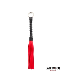 Flogger Mini Rojo y Negro 28cm