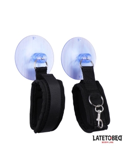 Esposas Munecas Velcro con Ventosa Ajustable