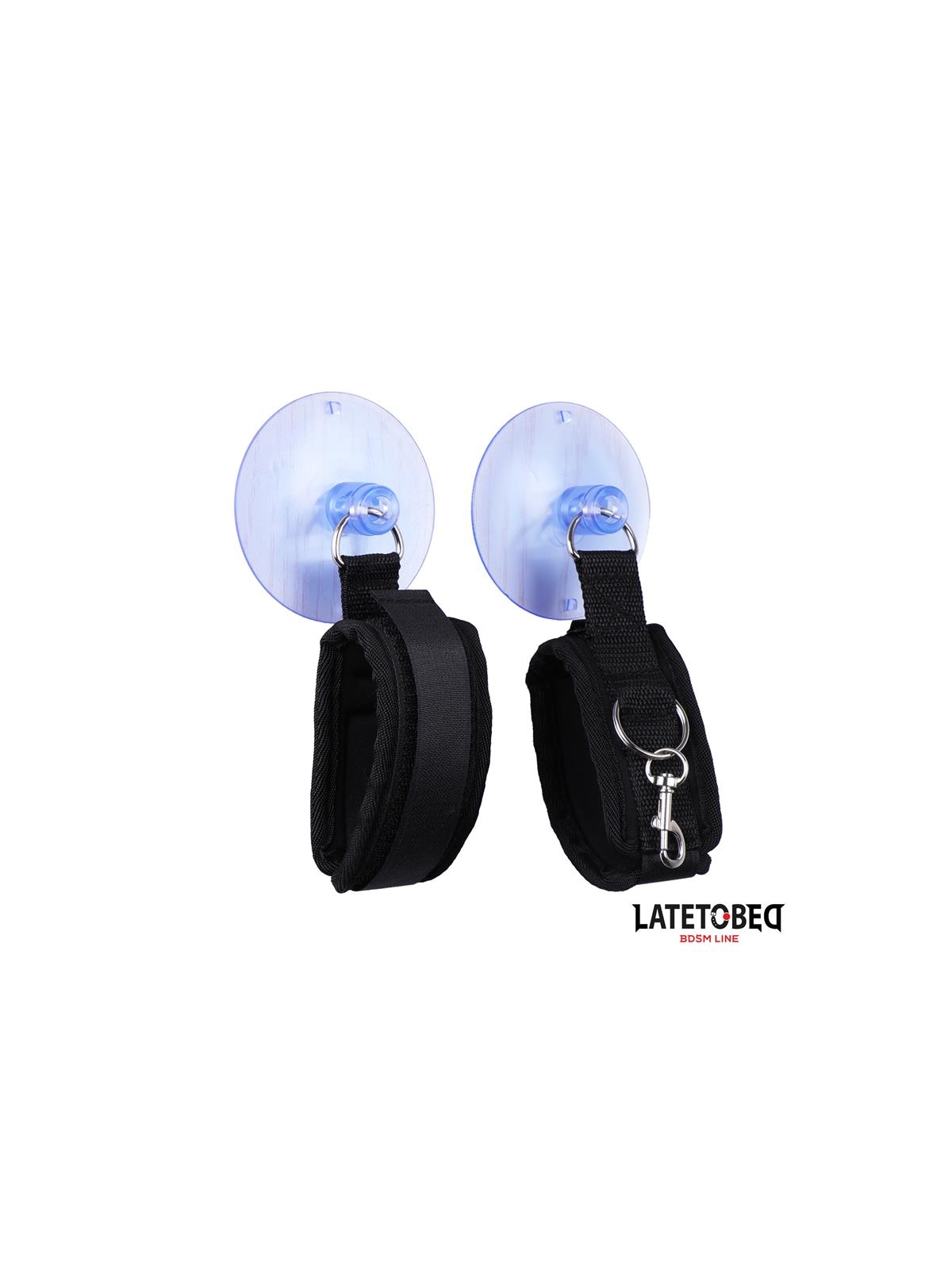 Esposas Munecas Velcro con Ventosa Ajustable