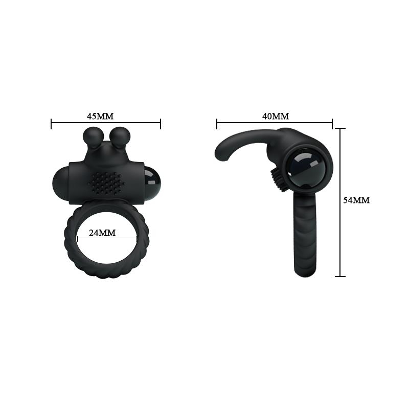 Anillo Vibrador Eudora Color Negro Anillo Vibrador Eudora Color Negro