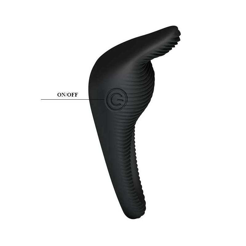 Anillo Vibrador Thimble Negro Anillo Vibrador Thimble Negro