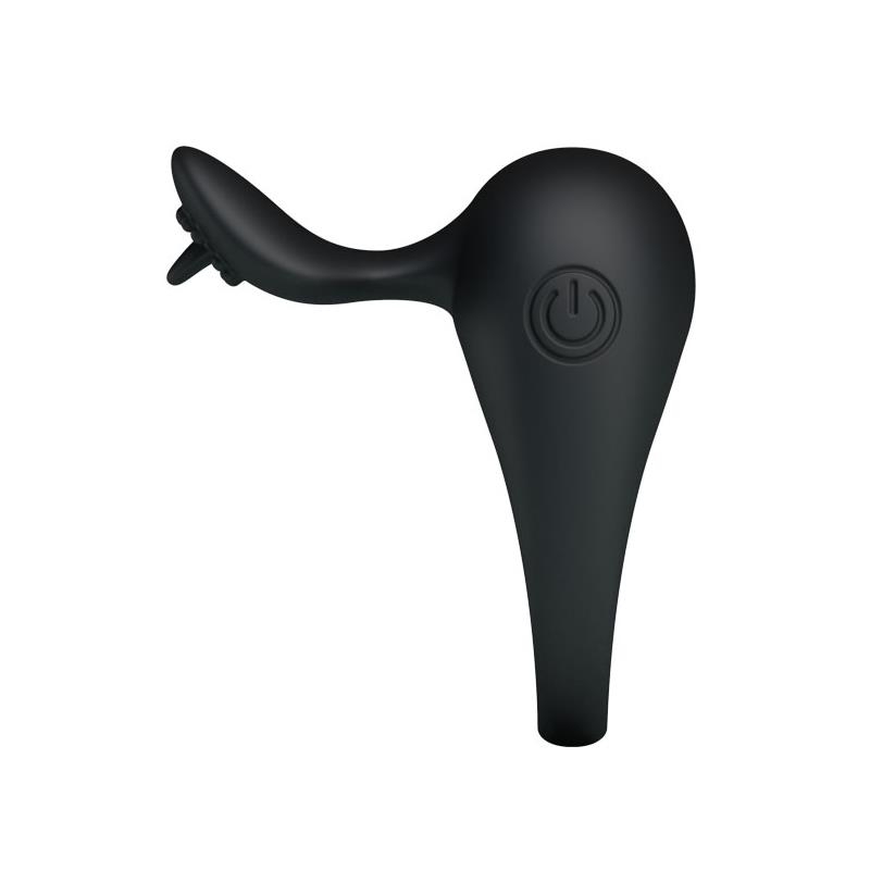 Pretty Love Anillo Vibrador Tonguo Negro Pretty Love Anillo Vibrador Tonguo Negro