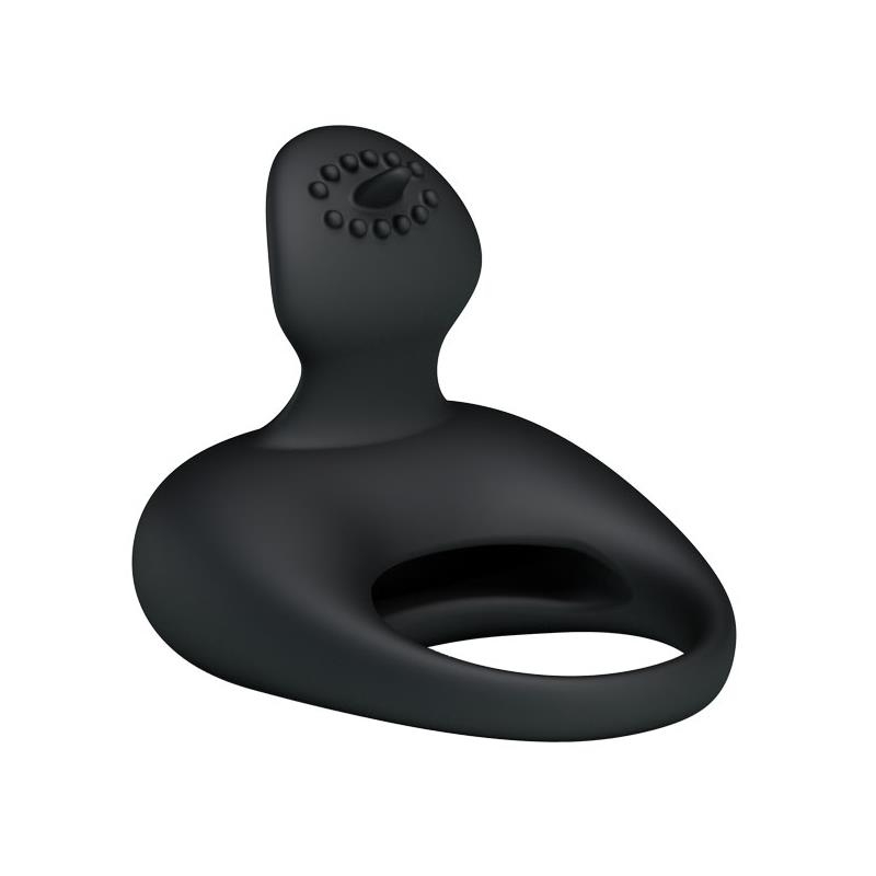 Pretty Love Anillo Vibrador Tonguo Negro Pretty Love Anillo Vibrador Tonguo Negro