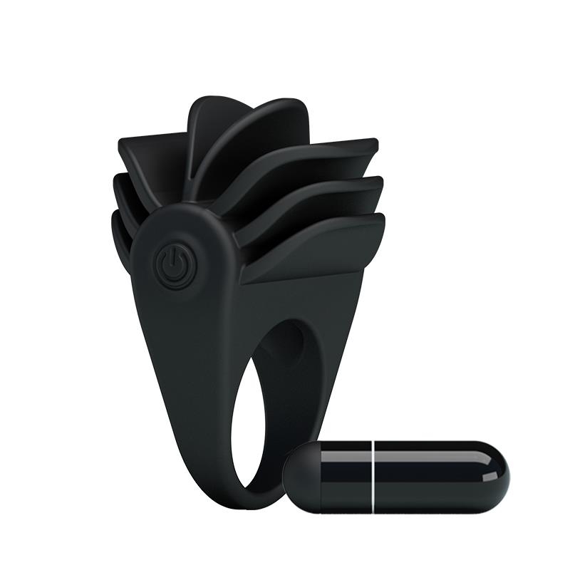 Pretty Love Anillo Vibrador Chester Color Negro Pretty Love Anillo Vibrador Chester Color Negro