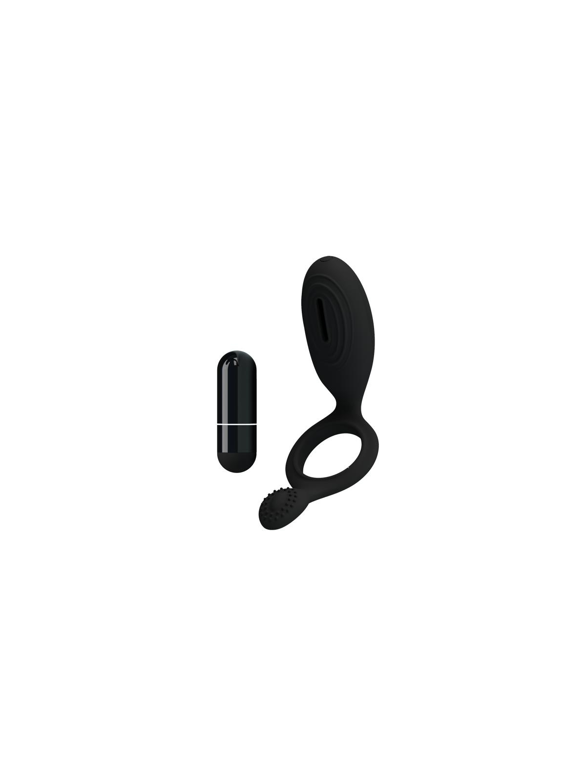 Pretty Love Anillo Vibrador Ethel Color Negro
