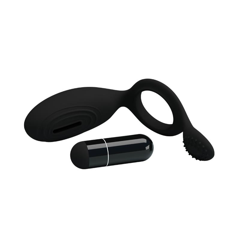 Pretty Love Anillo Vibrador Ethel Color Negro Pretty Love Anillo Vibrador Ethel Color Negro