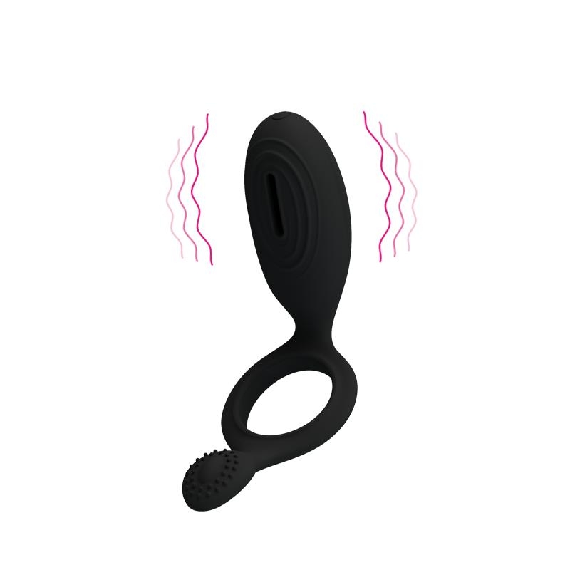Pretty Love Anillo Vibrador Ethel Color Negro Pretty Love Anillo Vibrador Ethel Color Negro