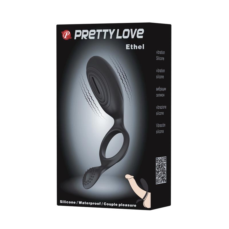 Pretty Love Anillo Vibrador Ethel Color Negro Pretty Love Anillo Vibrador Ethel Color Negro