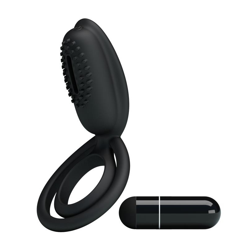 Pretty Love Anillo Vibrador Esther Color Negro Pretty Love Anillo Vibrador Esther Color Negro