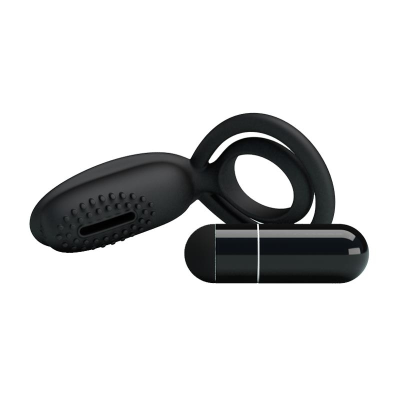 Pretty Love Anillo Vibrador Esther Color Negro Pretty Love Anillo Vibrador Esther Color Negro