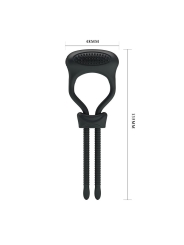 Pretty Love Anillo Vibrador Curitis Color Negro