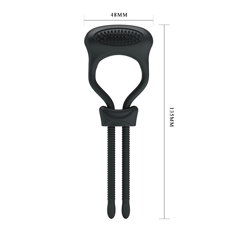 Pretty Love Anillo Vibrador Curitis Color Negro Pretty Love Anillo Vibrador Curitis Color Negro