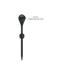 Pretty Love Anillo Vibrador Curitis Color Negro
