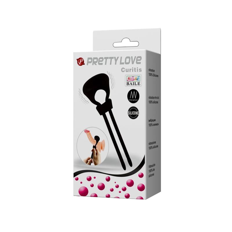 Pretty Love Anillo Vibrador Curitis Color Negro Pretty Love Anillo Vibrador Curitis Color Negro