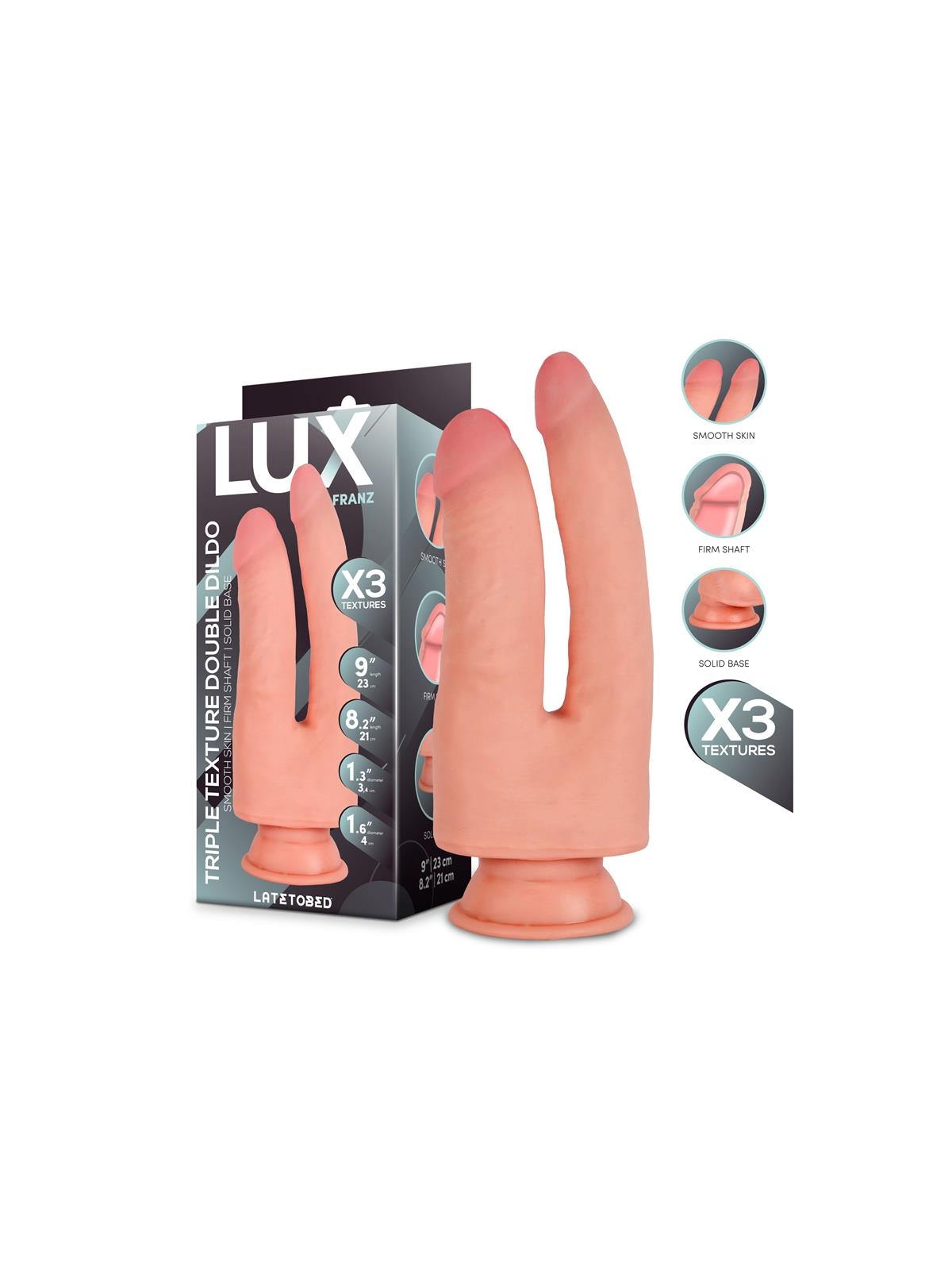 Franz Dildo Doble Triple Densidad 82 9 Franz Dildo Doble Triple Densidad 82 9