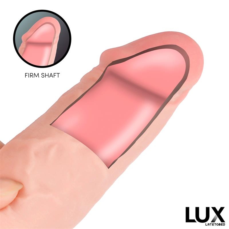 Dirk Dildo Triple Densidad con Testiculos Oscilantes 10