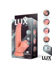 Dirk Dildo Triple Densidad con Testiculos Oscilantes 10