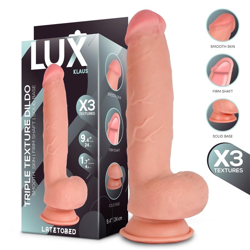 Klaus Dildo Triple Densidad con Testiculos 94 Klaus Dildo Triple Densidad con Testiculos 94