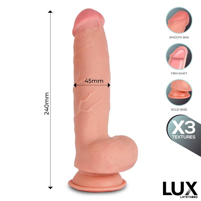 Klaus Dildo Triple Densidad con Testiculos 94 Klaus Dildo Triple Densidad con Testiculos 94
