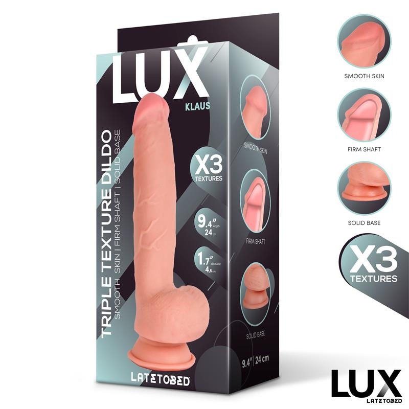 Klaus Dildo Triple Densidad con Testiculos 94 Klaus Dildo Triple Densidad con Testiculos 94