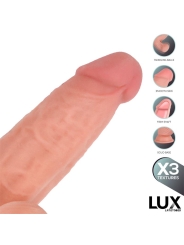 Lars Dildo Triple Densidad con Testiculos Oscilantes 76