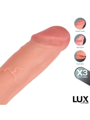 Max Dildo Triple Densidad con Testiculos 82