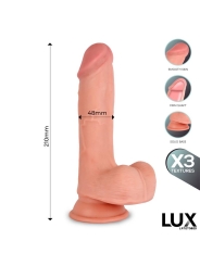 Max Dildo Triple Densidad con Testiculos 82