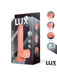 Max Dildo Triple Densidad con Testiculos 82