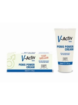 Hot V Activ Penis Power Crema Potenciadora para Hombre 50 ml