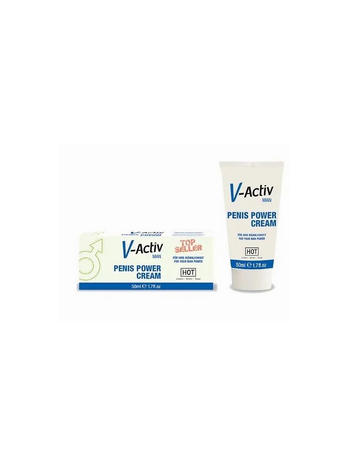 Hot V Activ Penis Power Crema Potenciadora para Hombre 50 ml