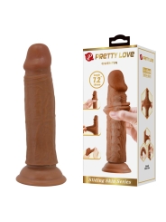 Quentin Dildo con Piel Deslizante Retractil 184 cm
