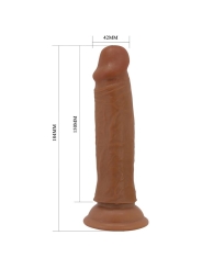 Quentin Dildo con Piel Deslizante Retractil 184 cm