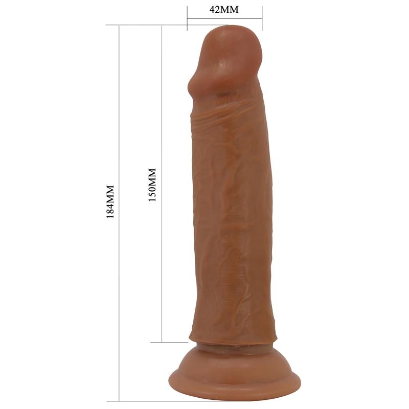 Quentin Dildo con Piel Deslizante Retractil 184 cm Quentin Dildo con Piel Deslizante Retractil 184 cm