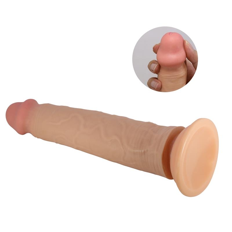 Sharife Dildo con Piel Deslizante Retractil 25 cm Sharife Dildo con Piel Deslizante Retractil 25 cm