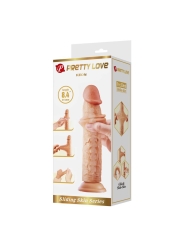 Keon Dildo con Piel Deslizante Retractil 21 cm