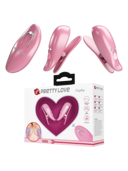 Cailey Pinzas para Pezones con Vibracion y Control Remoto