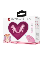 Cailey Pinzas para Pezones con Vibracion y Control Remoto