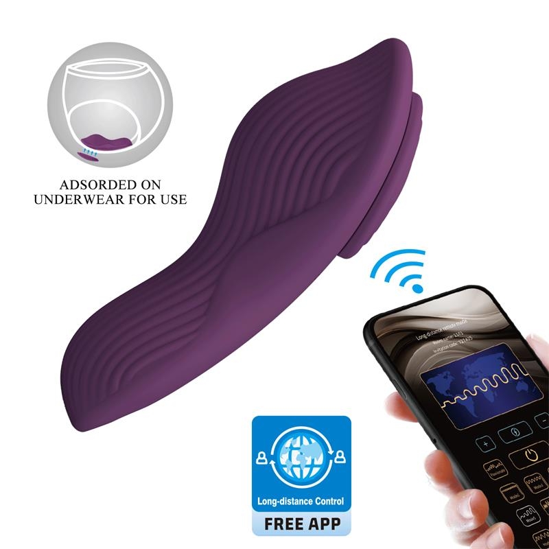 Mane Vibrador de Braguita con App Purpura Mane Vibrador de Braguita con App Purpura
