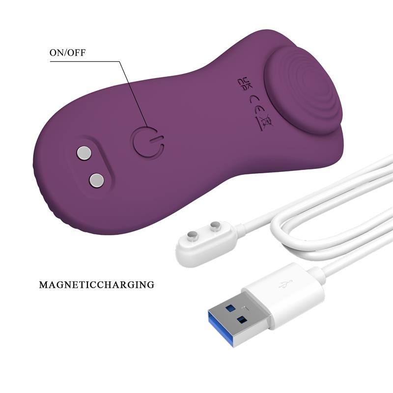Mane Vibrador de Braguita con App Purpura Mane Vibrador de Braguita con App Purpura